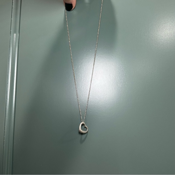 Tiffany & Co. Elsa Peretti Open Heart Pendant Necklace - Picture 6 of 7